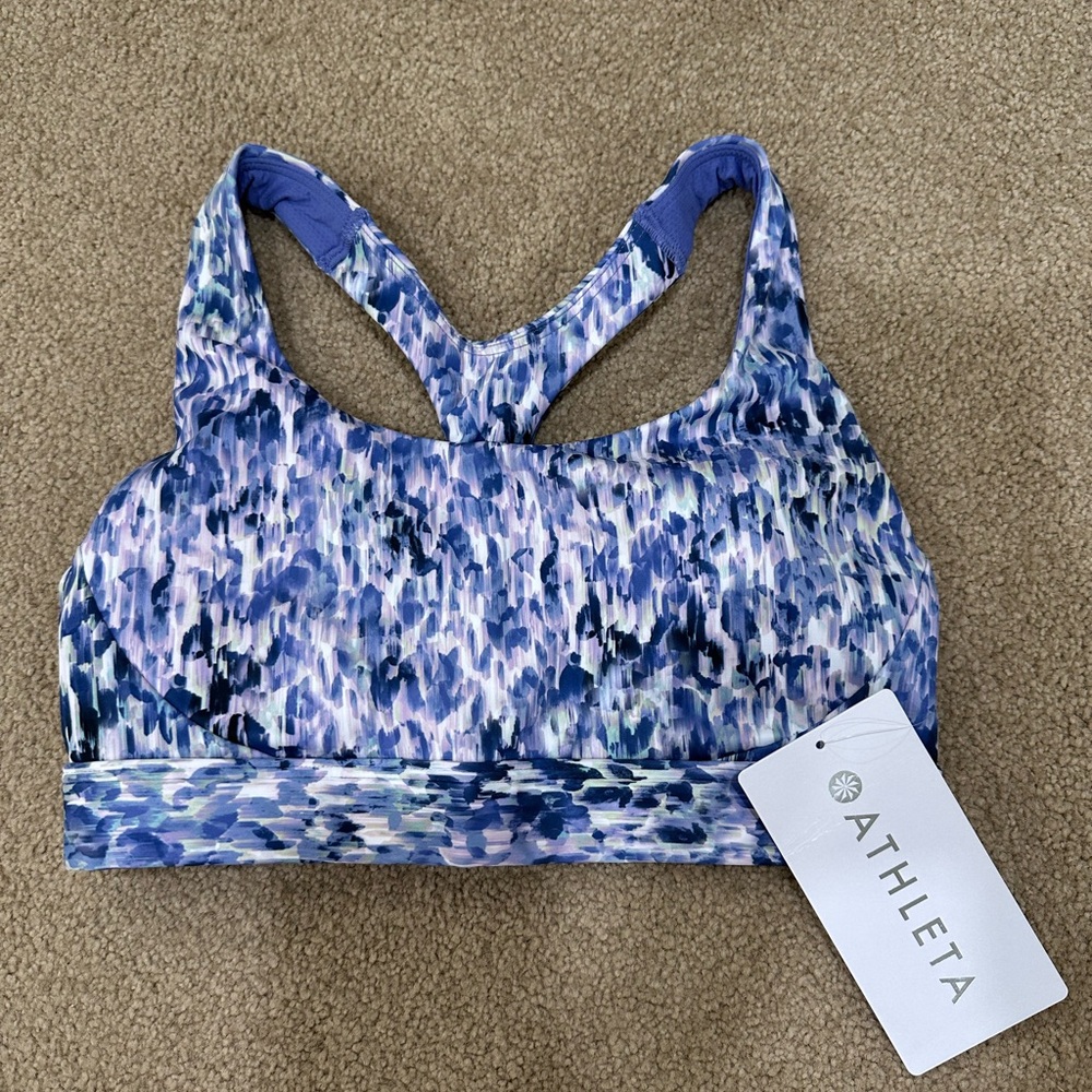Athleta Women's Multicolor Pattern Sports Bra